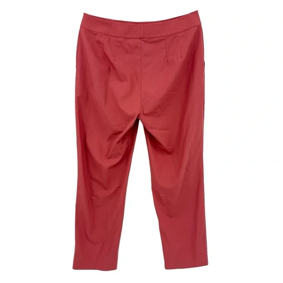 ST. JOHN Pants Emma Crop Crepe High Rise Slacks, Unlined - Picture 2 of 6